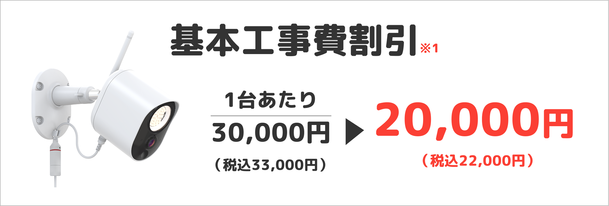 基本工事費割引キャンペーン